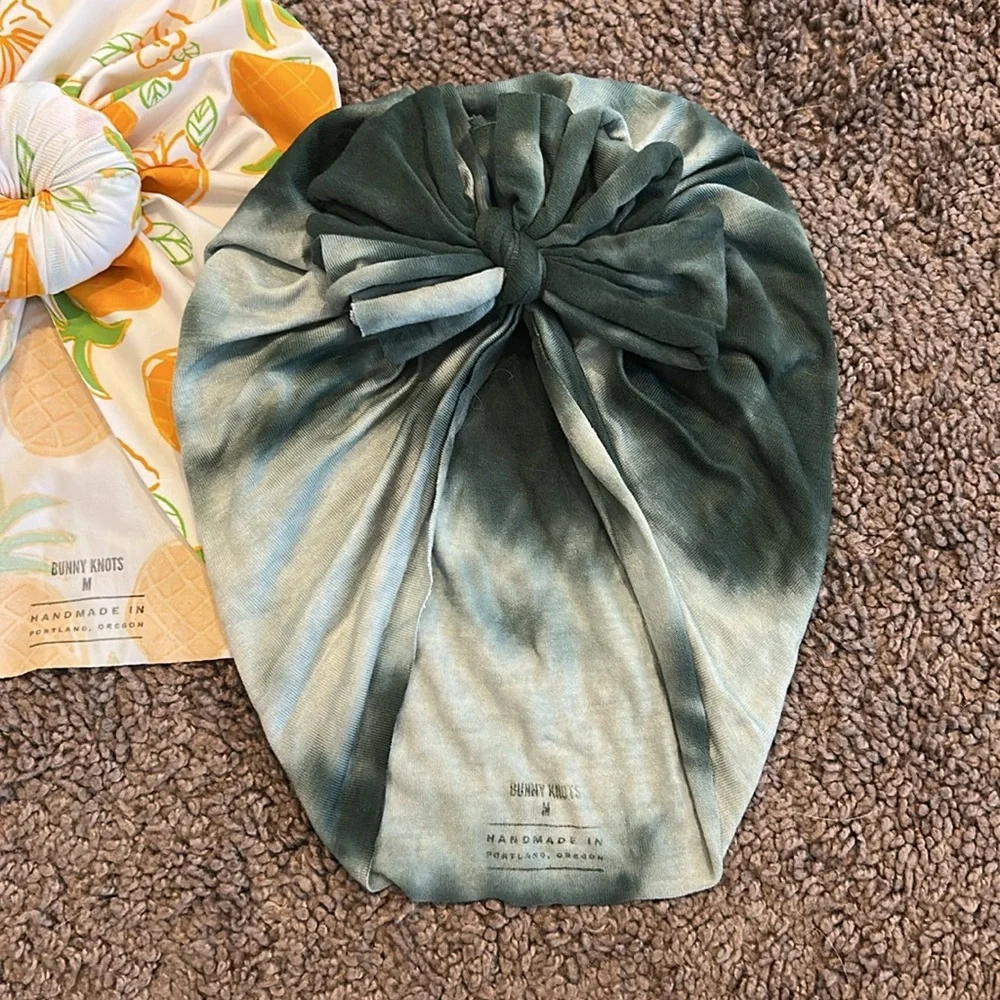 Bunny Knots size medium ages 1-4 turban hats bundle!! - Picture 4 of 5
